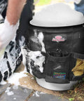 Exterior Bucket Organizer For 5 Gallon Buckets With Dope Quick Dry Mesh Pockets For Car Supplies Keeps Soap And Water In The Bucket While Wet Gear Dries Fast Black AB30060