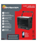 Box of Ceiling Mount Garage Heater 7500W And 6250W 240V With Adjustable Louvers And Tilt Head Overheat Protection High Low Heat