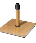 Heavy Duty 45 Lbs Patio Umbrella Base Pre Filled Concrete Stand For 6 To 12 Ft Market Umbrellas, Wind Resistant Weatherproof