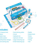 Water Science Kit For Kids Ages 8 12 24 Hands On Experiments In Color Chemistry Bubbles And Tornadoes set contents displayed