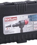 Black case with label for 2-In-1 Rivet Attachment For Blind Rivets And Rivet Nuts With T-Handle For Drill Or Cordless Drill 2.4-6.4mm And M3-M12 CrMoV