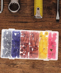 Solid HAKIDZEL 158 Piece Electrical Wire Caps Assortment Kit With Spring Terminal Nuts For Quick Outdoor Wiring And Perfect Electrical Box Connections To Secure Your Circuits Without Any Drama Or Loose Wires, plastic case