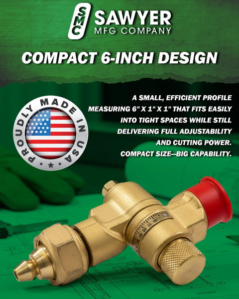 Adjustable Cutting Torch Bevel Head for Metal Fabrication and Welding 0 to 90 Degree Tilt Heavy Duty Steel Build 6-inch Design