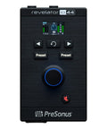 Front view of Ultra Compact USB C Audio Interface for Music Production and Streaming with built-in mixer and effects presets.