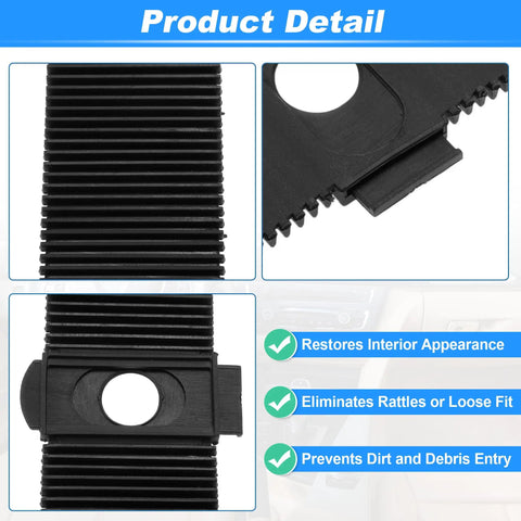 Close-up of Automatic Gear Shift Slide Dust Cover For VW Beetle 2003 2004 2005 2006 2007 2008 2009 2010 Keeps Dust Out