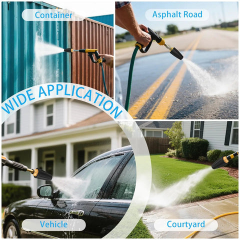 Beast Turbo Nozzle For Pressure Washer With 360 Rotating Turbo Spray Tips Upgraded For Max 4000 PSI cleaning various surfaces.