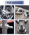 Stainless Steel Hex Nuts Assortment Kit With 340 Pieces And 11 SAE Sizes from 1/4-20 to 3/8-16 used in various applications