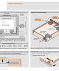 Specifications for Go-To 15 Inch Tandem Drawer Slide Kit With Soft Close, Whisper Quiet Action, diagrams and installation guide.
