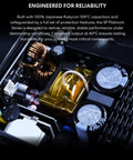 Interior components of Platinum 1000W SFX Power Supply with 105°C capacitors showcasing engineering for reliability and performance.