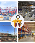 Heavy Duty Stone Lifting Clamps Built Tough For Marble And Granite Slab Carrier With Wide Jaw Stainless Steel Tongs in industrial setting