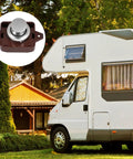 4 Pack RV Push Button Latches for Cabinet and Compartment Doors on caravan, silent operation with noiseless lock