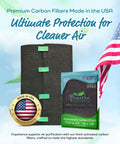 Universal Activated Carbon Air Filter Sheet For Air Purifiers And Vents Charcoal Odor Control 16x48 Inches Pack Of 2 Made In USA