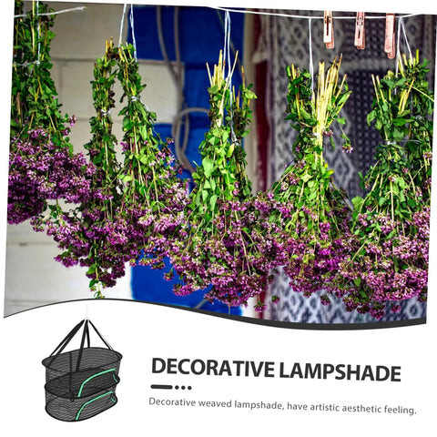 Top Shelf Hanging Drying Rack With Breathable Mesh Net For Herbs Vegetables And Fish No Fuss Space Saving Stand That Delivers Sweet Air Flow And Crisp Result Every Time