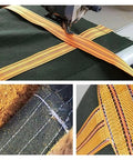 Heavy Duty Cargo Lifting Net For Pallets And Cranes Beefy Canvas Construction With Reinforced Handles stitching detail