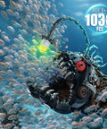 Anglerfish Mechanical Lantern Build Kit For Ocean Lovers Lego Compatible Sea Creature DIY Bricks Set With Steampunk Details Perfect Office Or Home Decor For Adults 1038 Pieces STEM Gift For Ages Eight To Sixteen And Up, 1038-piece anglerfish build with glowing lantern