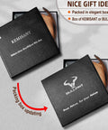 Gift box for Mens Ratchet Belt Leather Adjustable Slide Belt For Dress Casual Wear 1.38 Inch Width With 32 Notches And Quarter Inch Micro Adjustments Cut To Fit Buckle From 32 To 38 Inch Waist Great Gift