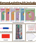 Six Pack Diamond Art Kits For Adults Cocktail Theme 5D Diamond Painting Sets For Beginners DIY Gem Art Kit 10X12 Inch Gift Ready