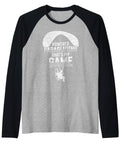 That's My Game Powered Paragliding Raglan Baseball Tee For Paramotor Fans Lightweight Comfort Classic Fit Double Needle Sleeve And Hem Real Talk Paraglider Style Tee in grey with black sleeves.
