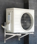 Beefy Stainless Steel Mounting Bracket For 9000 To 36000 BTU Condenser Ductless Mini Split Heat Pump Systems Heavy Duty Support Up To 500 Lbs