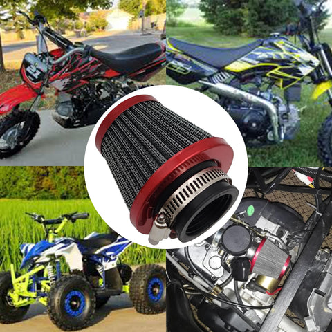 35mm Pod Style Air Intake Filter For ATVs Dirt Bikes Go Karts Pit Bikes And Mini Bikes Fits 49cc To 125cc carburetor