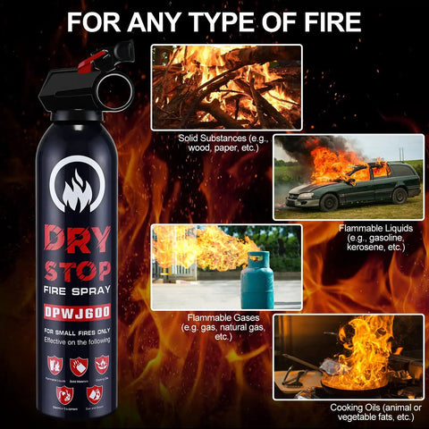 Ready When You Need It 3 Pack Dry Powder Fire Extinguishers For Home And Auto Emergency Gear Solid For Kitchen Grease Blazes Or Electrical Shorts Shoots Clean Out To Thirteen Feet Total Game Changer