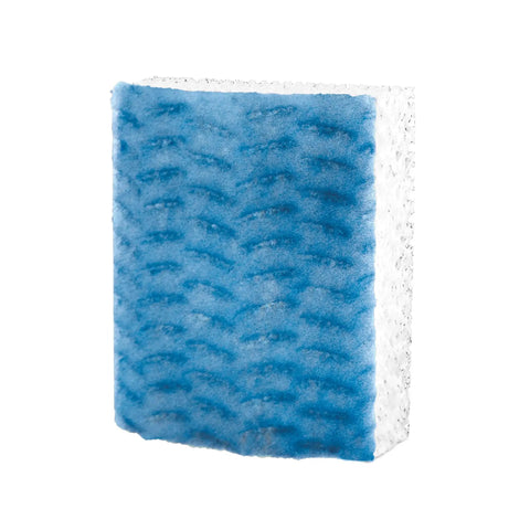 Replacement Wicking Filter T For HFT600 Humidifier 3 Pack, showing a blue and white filter for moisture diffusion in homes.