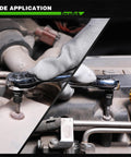 Torx Bit Socket Set With External Torx Sockets For Quarter Inch Drive Three Eighths Inch Drive And Half Inch Drive in use on engine