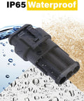 IP65 waterproof connector from 352 Piece Waterproof Car Electrical Connector Kit With 1 Pin 2 Pin 3 Pin 4 Pin Male And Female Terminals