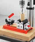 No Bull Adjustable Pen Blank Vise And Square Drill Jig For Fast Lane Pen Making includes MDF safety plate, clamping wood for drilling.