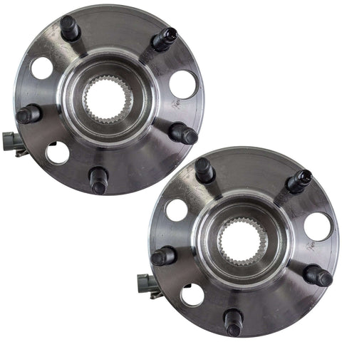Front Left and Right Wheel Bearing and Hub Assembly Pair for Buick LeSabre Riviera Century Park Avenue With ABS Compatible 1992-1999