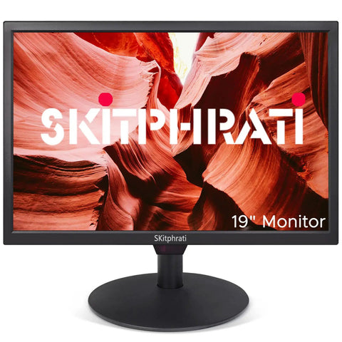 19 Inch HD 1440x900 LED Computer Monitor With Built In Speakers, 60Hz 5ms Response, HDMI VGA AV BNC USB, VESA Mount
