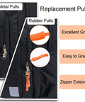 25 Pack Universal Zipper Pull Replacement Tabs for Backpacks Jackets Pants Boots Coats and Luggage No Slip Easy Grip