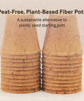 3.25 Inch Coconut Coir Biodegradable Pots 22 Pack Plantable Seed Starter Pots Peat Free Eco Friendly Sustainable Garden Containers