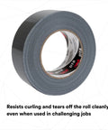 Industrial Strength Black Duct Tape For Patch Jobs And Everyday Fixes One Point Eight Eight Inch Wide By Sixty Yard Roll Eight Mil Thick