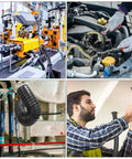 2 Inch Silicone Coated Fiberglass Air Duct Hose, 3.3 Feet Long in automotive, industrial, and HVAC settings