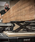 Adjustable Miter Saw Roller Stand With 140 Lb Capacity Height From 2 In To 6.3 In Ball Bearing Rollers supporting wood