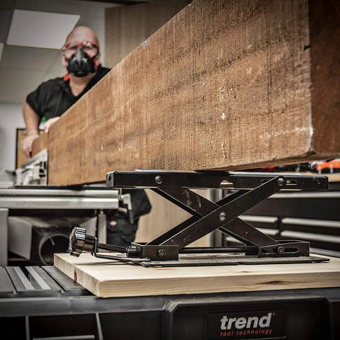 Adjustable Miter Saw Roller Stand With 140 Lb Capacity Height From 2 In To 6.3 In Ball Bearing Rollers supporting wood