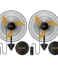 20 Inch Wall Mount Oscillating Fan With 600D Oxford Cover, Extended 3.3ft Wired Remote And 6.6ft Power Cord, 3-Speed High Velocity Heavy Duty Industrial Wall Fan For Garage, Workshop, Gym Two Pack