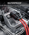 Kick Butt Heavy Duty 12 AWG Tinned Copper Wire Kit with Inline Fuse Holder Waterproof 12V installation with waterproof connector.