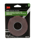 Package of Super-Strength Molding Tape 1/2 in x 15 ft Single Roll High-Strength Double-Sided Automotive Trim Adhesive Permanent Bond 03614