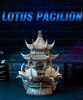 Awesome Wooden 3D Puzzle Lotus Pavilion Music Box Building Kit For Adults With 619 Precisely Cut Parts And Included Tools Wax Sandpaper DIY Wood Craft Gift For Men And Women Creative Assembly Hobby Toy For Mindful Play, Lotus Pavilion model