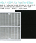 Replacement Filters For AC-2119 And IAP-10-100 IAP-10-150 Filtrete FAP-C01-A Compatible With Idylis Purifier