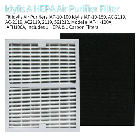 Replacement Filters For AC-2119 And IAP-10-100 IAP-10-150 Filtrete FAP-C01-A Compatible With Idylis Purifier
