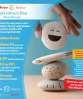 Lithium Orotate Brain Support Supplement With Enhanced Nutrient Absorption For Optimal Well Being Everyday Brain Boost Focus Mood And Cognitive Health To Keep You Sharp And On Your Game image with pebble decorations and feature highlights