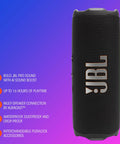 Bangin Portable Waterproof Speaker With Pro Sound And AI Boost, Deep Bass And Crisp Highs, 16 Hours Of Play, PushLock