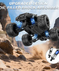 1/16 Scale Brushless RC Monster Truck 4WD All Road High Speed Car Hits 34 MPH With Dual 2S LiPo Batteries Included jumping