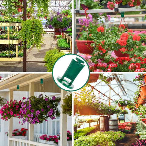 Aluminum Greenhouse Fixing Clips Pack For Quick Plant Hanger And Netting Securing In Garden Greenhouses No Fuss Insertion And Tightening Of Netting And Shading Durable Plastic Fittings For DIY Greenhouse Setup