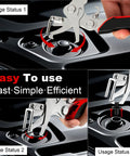 Pro Grade Car Clip Pliers For Auto Trim And Panel Fasteners Removal Safe Push Pin And Rivet Tool in use showcasing versatility