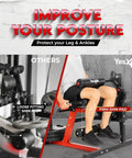 Leg Extension And Curl Machine For Home Gym With Adjustable Leg Extension And Curl Bench Plate Loaded Upgraded 350 Lb Capacity