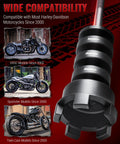 Reywoo wheel bearing puller tool kit for Harleys; compatible with 3/4, 1, and 25mm bearings; steel construction
